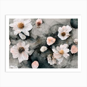 Flowers And Concrete No 2 Art Print