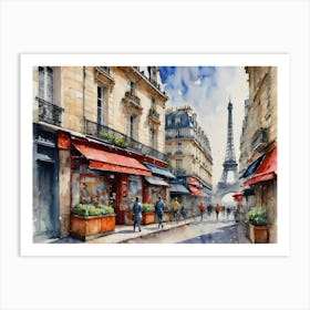 Paris Street 3 Art Print