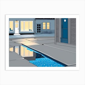 Gutter &stars 2 vector art Art Print