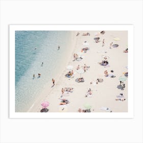 Aerial View Of A Beach 1 Art Print