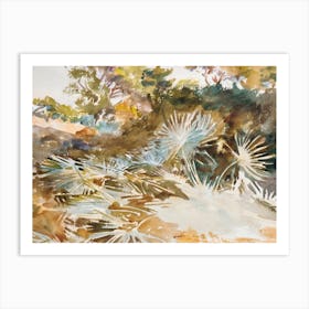 Palmetto Landscape Art Print