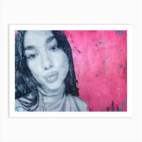 Dua Lipa print Art Print