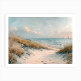 Peaceful Beach 3 Art Print