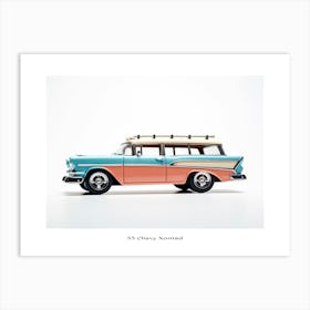 Toy Car 55 Chevy Nomad Poster Art Print