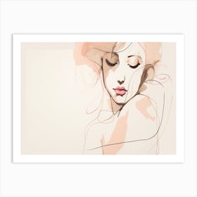 Portrait Of A Woman 3 Art Print