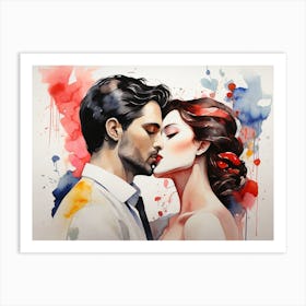 The Splendour Kiss Art Print