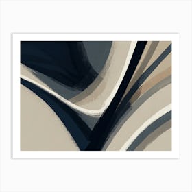 Abstract Painting hamptons Art Print