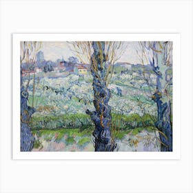 View Of Arles, Flowering Orchards (1890), Vincent Van Gogh Art Print