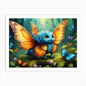 Aetherwing Butterfly #3 Art Print