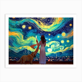 Starry Night 65 Art Print