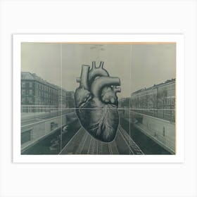 Heart In The City (IV) Art Print