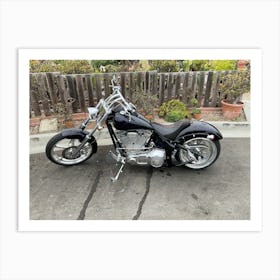 Harley-Davidson Chopper Art Print