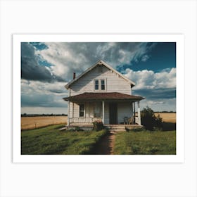 Old House In The Prairie Art Print