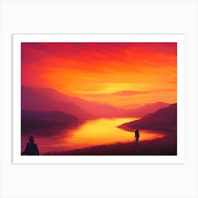 Sunset Art Print