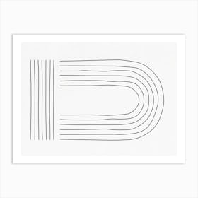 Abstract Art - Bw03 Art Print