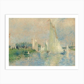 Regatta At Argenteuil (1874), Pierre Auguste Renoir Art Print