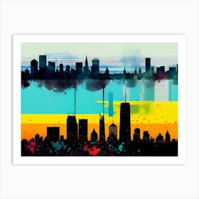 New York City Skyline Canvas Art Art Print