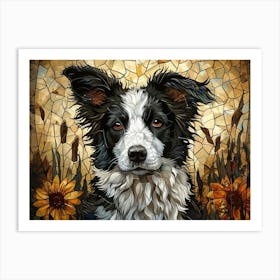 Border Collie Fine Art Portrait 2 Art Print