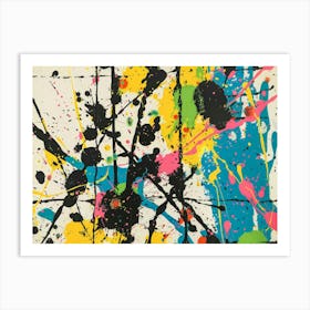 Splatter Painting 9 Art Print