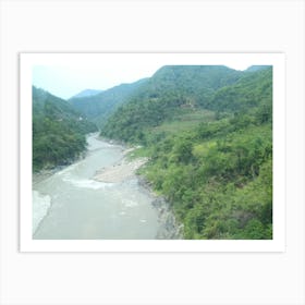 River 5 By Binod Dawadi Art Print