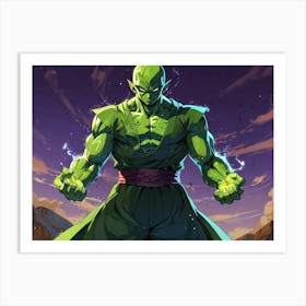 Piccolo DBZ Art Print