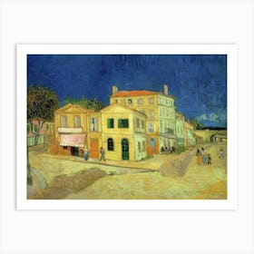 Vincent van Gogh, The Yellow House, 1888 HD Remastered Immaculate Art Print