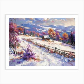 Winter Landscape 18 Art Print