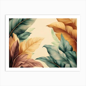 Tropical Leaves 1 Art Print