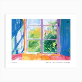Home From The Window Series Poster Painting 4 Art Print