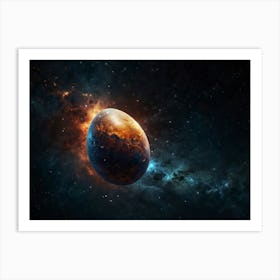 Nebula In Space Art Print