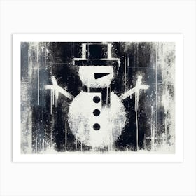 Snowman Art Print