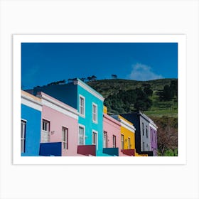 Colorful Houses In Cape Town Art Print