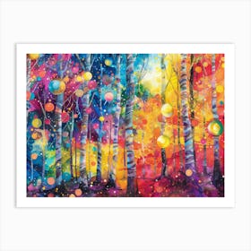 Birch Forest 15 Art Print