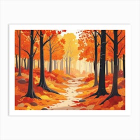 Autumn Forest 4 Art Print