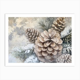 Winter Cone Art Print