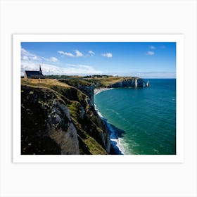 Etretat Landscape Art Print