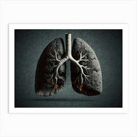 Smoked Lungs Art Print