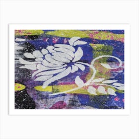 Abstract Flower Painting Art Print