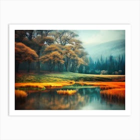 Autumn Landscape 1 Art Print