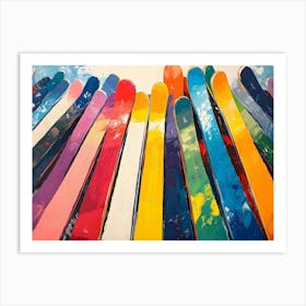 Ski Decor 1 Art Print