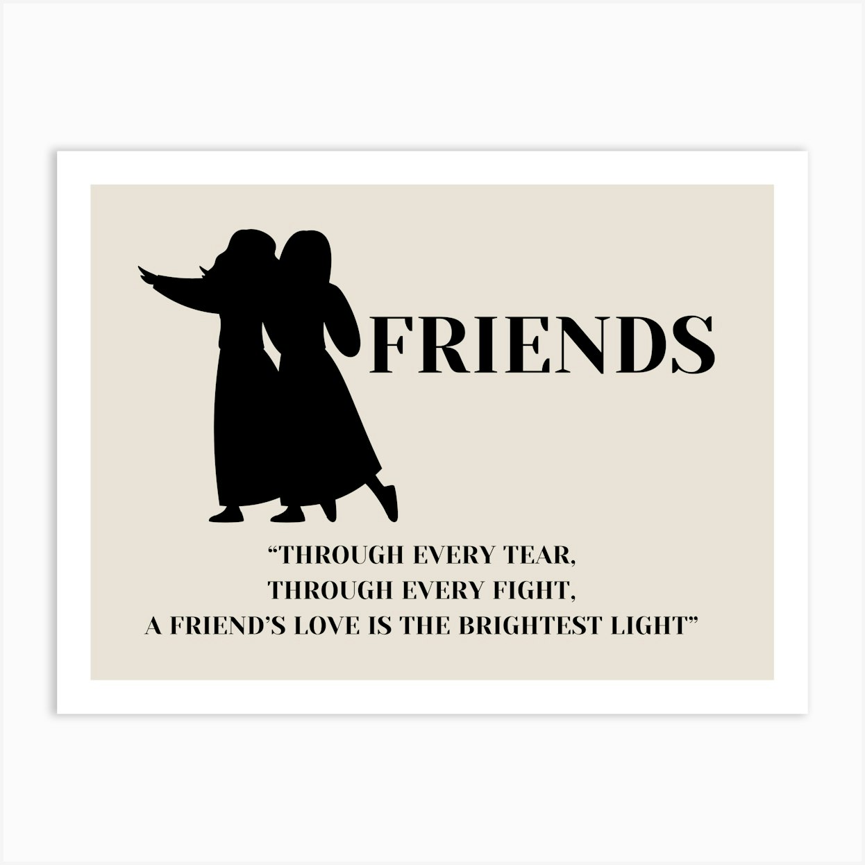 A Friend Loveth At All Times - Landscape {Poster} A Friend Loveth At All Times - Landscape {Poster}