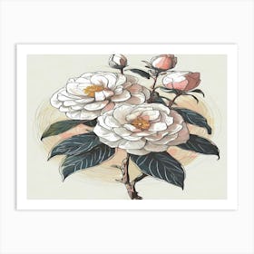 Camellia 4 Art Print