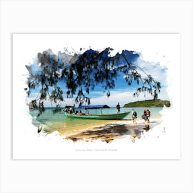 Lamherkay Beach, Sihanoukville, Cambodia Art Print