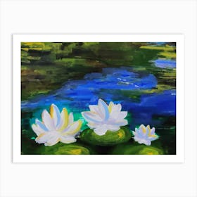 White Lotus Art Print