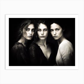 Three Women 4 Art Print