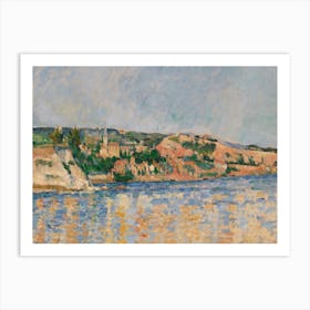 The Village Of L Estaque Seen From The Sea, Paul Cézanne Art Print