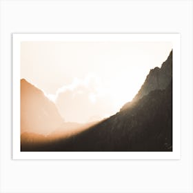 Mountain Morning Sunrise Art Print