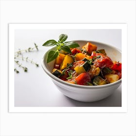 Vegetable Salad In A Bowl 3 Art Print