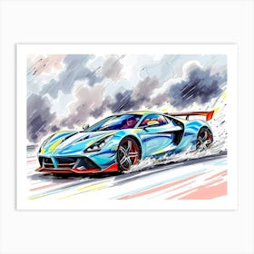 Sports Car Art Print