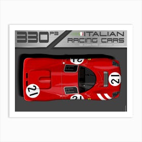 Ferrari 330 No. 21 Art Print